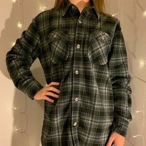 Eddie Bauer Plaid Button Up
